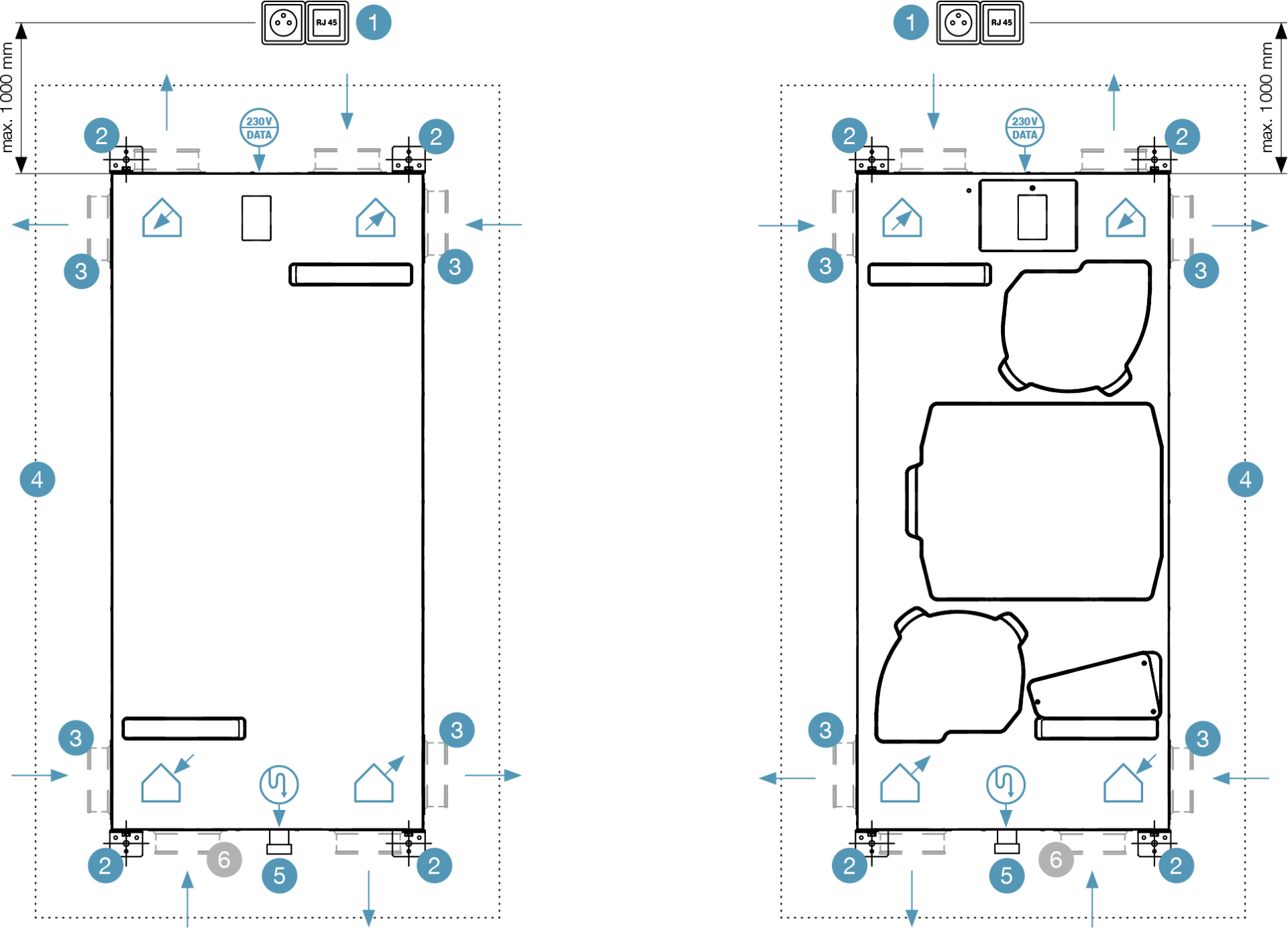 Montáž na stěnu 150_200